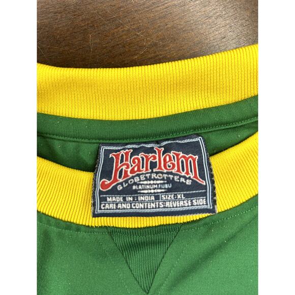 VTG 90s/Y2K Platinum FuBu Harlem Globetrotters Basketball Jersey Set Size XL - Picture 4 of 16